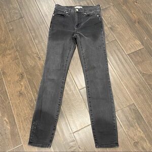 Madewell Gray TwoTone High Riser Skinny size 26